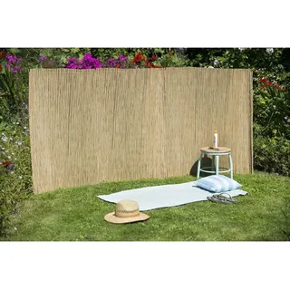 Nature Gartenzaun Riedgras 1,2x3 m - Beige