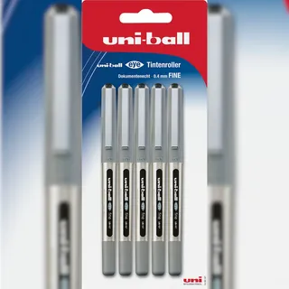 Faber-Castell Uni-Ball schwarz 5 x)