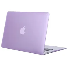 MOSISO Hülle Kompatibel mit MacBook Air 13 Zoll (Modelle: A1466/A1369, Ältere Version 2010-2017 Freigabe), Schützende Plastik Hartschale Schutzhülle Case, Helles Lila