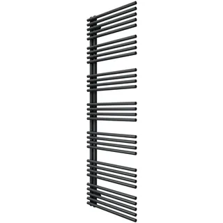 Schöner Wohnen Designheizkörper 1744 x 600 mm 826 W Schwarz Mittelventil