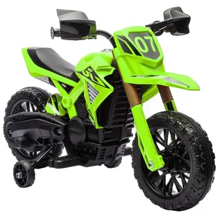 Aiyaplay Kinder Elektro-Motorrad 12V Kindermotorrad 3 km/h 3-8 Jahre Kinder Grün , Kunststoff , 57x62x105 cm , unisex , Freizeit & Co, Gartenspielzeug, Kinder-Elektrofahrzeuge