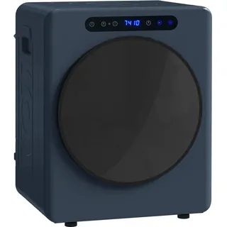 HOMCOM Abluft-Wäschetrockner Edelstahl  Stahl 49L x 43B x 61H cm Blau