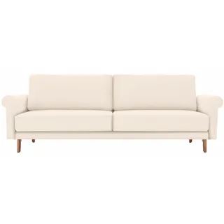 creation by rolf benz 2-Sitzer »CR.450, Designsofa, Loungesofa«, modern Landhaus, Füße in Nussbaum, Breite 168 cm weiß