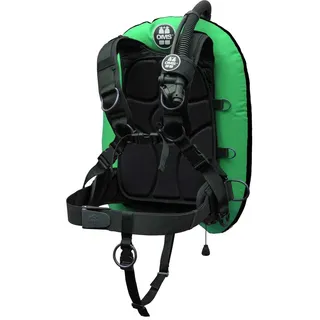 Oms Iq Lite With Performance Mono 32 Lbs Flügel - Lizard Green / Black - M-L