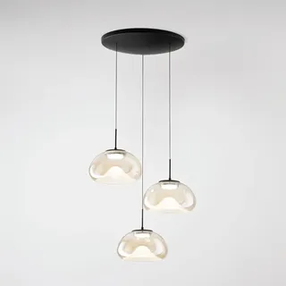 Fabas Luce 3755-47-365 Brena 3-flammig, cognac 3 Step Dim