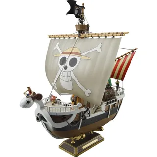 BANDAI SPIRITS One Piece: Going Merry Model Kit, Blau/Orange
