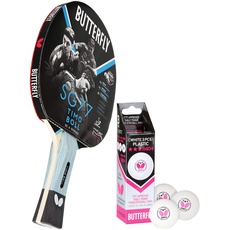Butterfly® Timo Boll SG77 Tischtennisschläger | Tischtennis Racket Bat Hobby & Training | routinierte & taktisch geübte Spieler | ITTF zertifizierter Pan Asia Belag | konkave Griffform mit smart.Grip