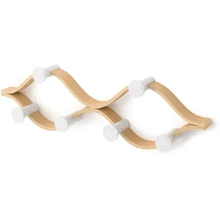 Umbra Garderobenleiste Montage 6 Haken Weiß