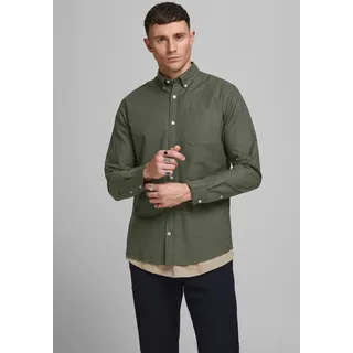 Jack & Jones Langarmhemd »OXFORD SHIRT«, grün