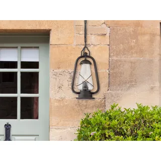 LED Außenleuchte Petroleumlampe Antik Outdoor Pendelleuchte Terrassenbeleuchtung