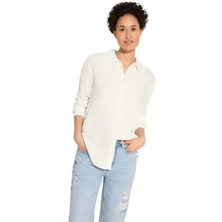 STREET ONE Damen A344487 Musselin Bluse, Off White, 44