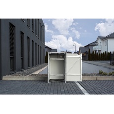 Bild Mülltonnenbox für 1 Tonne 70 x 81 x 116 cm schwarz