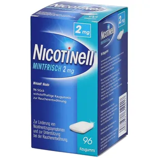 Nicotinell® Kaugummi mintfrisch 2 mg 96 St 96 St Kaugummi