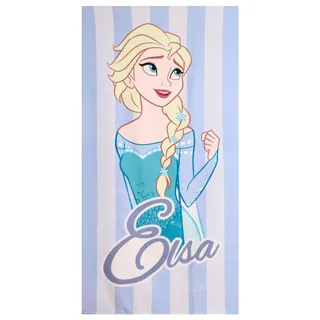 Frozen-Handtuch 70 x 140 cm für Jungen und Mädchen – Weiches und saugfähiges Disney ELSA Kinderhandtuch für Strand, Pool und Schwimmbad, Sommerhandtuch für Kinder von 2–10 Jahren