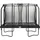 Trampolin Premium 305 x 214 cm Schwarz