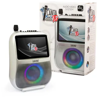 Canta TU Karaoke, tragbares Audio- und Videosystem für unterwegs mit kabellosem Mikrofon, geeignet für Alter ab 8 Jahren, CTC10000