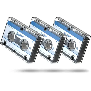 Reshow Diktierende, Leere Mikrokassettenbänder – Mikroassettenbänder für die Aufnahme MC-60 Minuten, geeignet für Vorträge und Seminare, 3 Stück