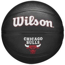 Wilson Team Tribute Chicago Bulls Mini Ball WZ4017602XB, Unisex basketballs, Black, 3 EU