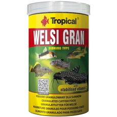 Tropical Welsi Gran Granulat für Bodenfressende Zierfische, 1er Pack (1 x 1 l)