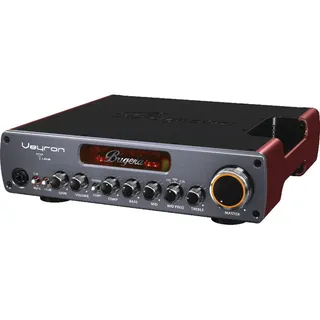 Bugera VEYRON TUBE BV1001T Ultrakompakter 2.000-Watt-Class-D-Bassverstärker mit Röhrenvorverstärker, optischem Kompressor und DYNAMIZER-Technologie