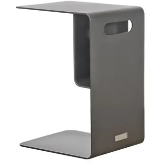 Bari Beistelltisch L-Form - Aluminium eisengrau matt