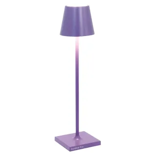 Poldina Pro Micro Lilac LED-Tischleuchte, wiederaufladbar und dimmbar mit einer Akkulaufzeit von bis zu 12 Stunden - Violett
