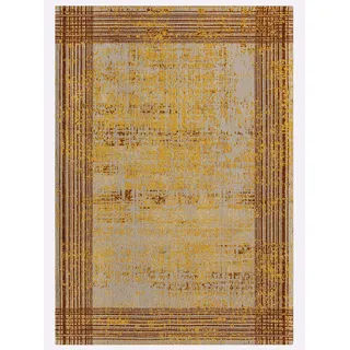 Teppich HEINE HOME Gr. 1, gelb (senfgelb), B:60cm H:5mm L:90cm, Kunstfaser, Polyester, Teppiche, Teppich