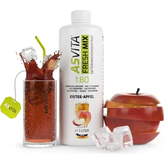 ASVita Fresh Mix Mineralgetränk 1/80 - 1L: Eistee-Apfel Geschmack: Eistee-Apfel