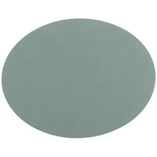 Tischset Platzset Oval L (35x46cm) Nupo Leder 2er Set LindDNA - pastell grün - 1