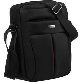 Herren-Gürteltasche aus strapazierfähigem Polyester - Peterson - Schwarz