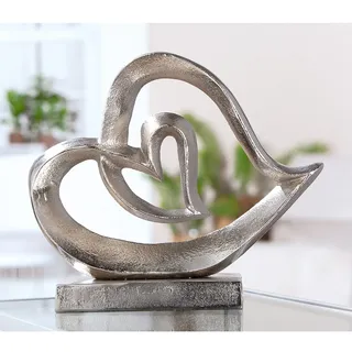 Gilde Deko Objekt, heart in heart", (5 cm)