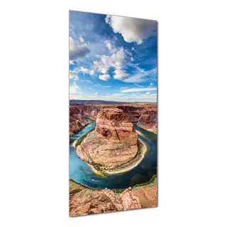 Wallario selbstklebende Duschrückwand 90 x 180 cm mit Motiv Grand Canyon - Wandverkleidung mit Hochglanzlaminat in Glasoptik