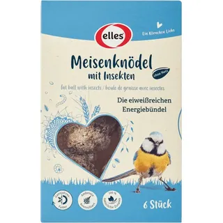 Elles Meisenknödel mit Insekten ohne Netz 6 Stück