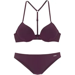 Bruno Banani Push-Up-Bikini Damen bordeaux Gr.32 Cup AA