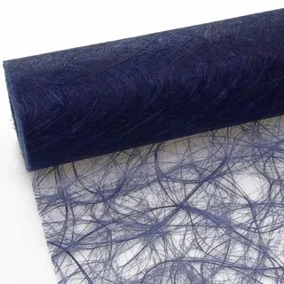 Deko AS GmbH Sizoweb Tischband dunkelblau 60 cm Rolle 25 Meter - 64 035-R 600