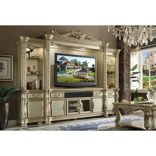 Wohnwand TV-Wand Anbauwand Wohnzimmer Möbel Klassische Wohnwände Schrank Regal