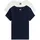 Tommy Tommy Damen 2er T-Shirts Kurzarm V-Ausschnitt Mehrfarbig Ecru/Dark night navy M