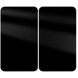 Wenko Herdabdeckplatten schwarz 2 St.