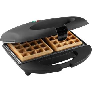 Bestron Brüsseler Waffeleisen Matt Schwarz