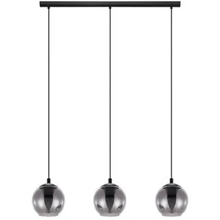 EGLO Ariscani 3-flg. 77 cm rund schwarz-transparent