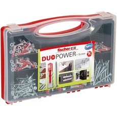 Bild von Red-Box DuoPower Schrauben/Dübel-Sortiment, 140er-Pack (536091)