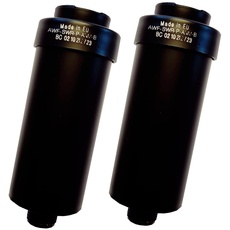 NEU: 2 x Duschfilter FitAqua Antiscaling Wasserfilter gegen Chlor und Kalk Farbe schwarz