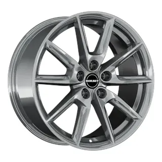 Borbet LX18 8,0 x 18 5 x 112 ET44 Grau Glänzend