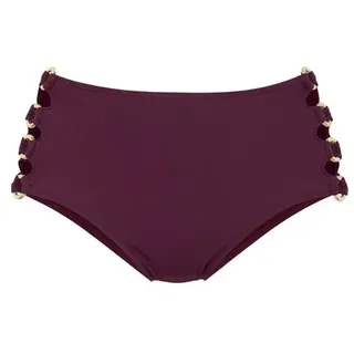 LASCANA Highwaist-Bikini-Hose (19714841) bordeaux