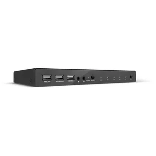 Lindy 32810 4 Port HDMI 4K60, USB 2.0 & Audio