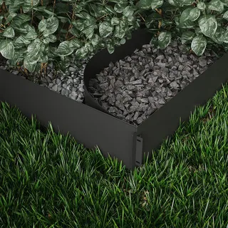 Rasenkante Metall 35 m 100 x 18 cm