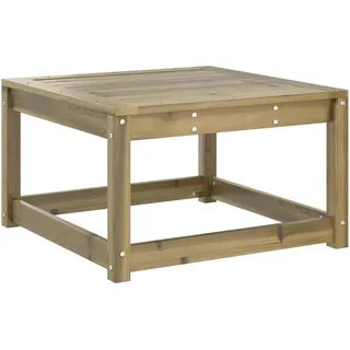 vidaXL Gartenhocker Kiefernholz Imprägniert - Braun