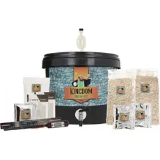 Ich-zapfe Kingdom Brew Kit, Bierbrauset - Blondes Starkbier, Getränkespender Zubehör, Braun