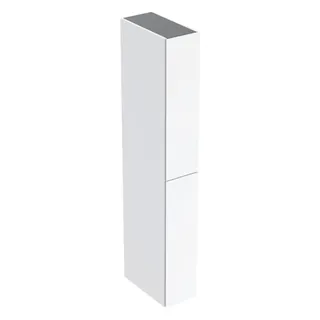 Geberit iCon Hochschrank mit 2 Auszügen, 24x48x180 cm, 503.011.01.1, Farbe: weiß lackiert hochglänzend