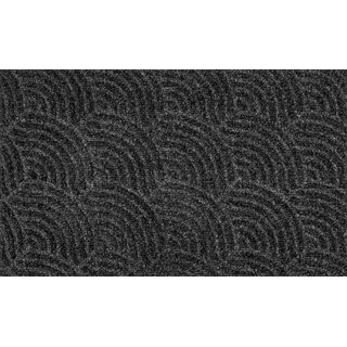Wash+Dry DUNE Waves dark grey 45x75 cm, innen und außen, waschbar
